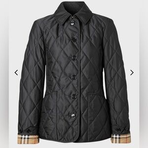 Burberry Brit Checkered Quilted Jacket